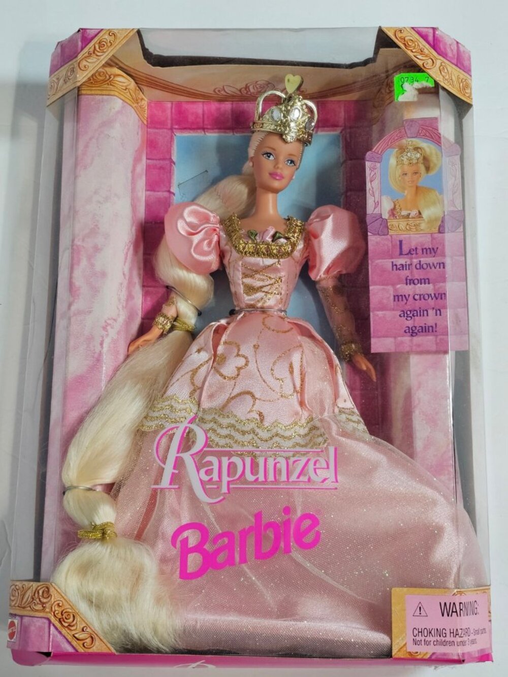 Vintage Rapunzel Barbie Doll New in Box